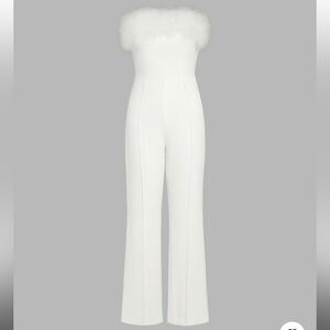 White Feather Jumpsuit